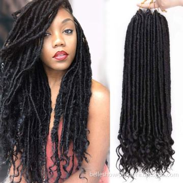 Hot sell Wholesale 18 inch 24 stands ombre faux dreadlocks faux locs crochet hair dreadlock Goddess locs